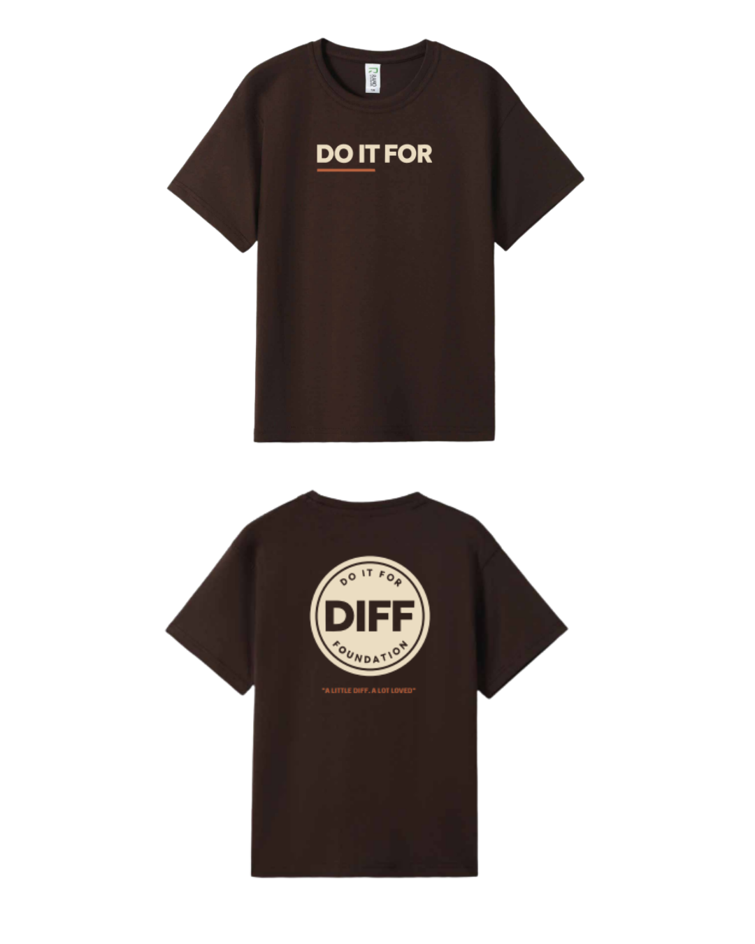 Kids Regular Tee — Brown