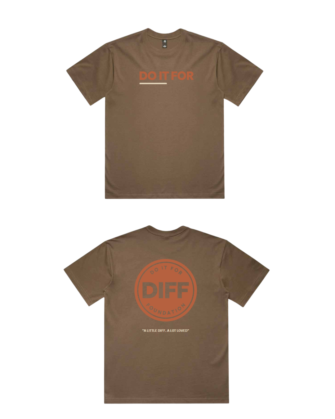 Adults Walnut Box Tee — Oversized